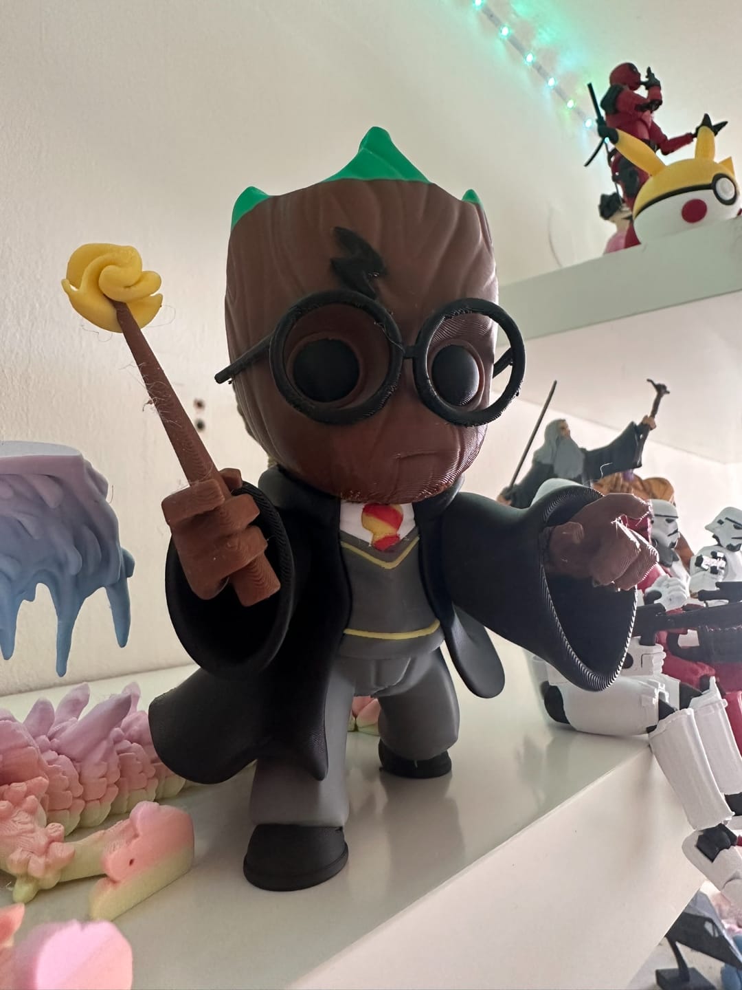 🌱🧙♂️ Figura Groot Harry Potter – Edición Crossover de Colección