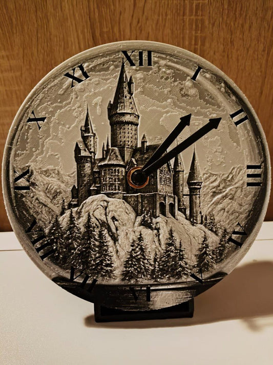 🕰️✨ Reloj Decorativo Castillo de Hogwarts – Edición Coleccionista (17 cm) ✨🕰️