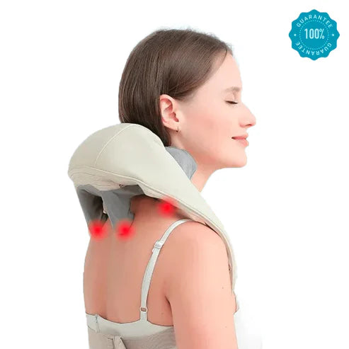 Masajeador Replica Manos Shiatsu Inalámbrico para Cuello y Espalda - Pr Relax®